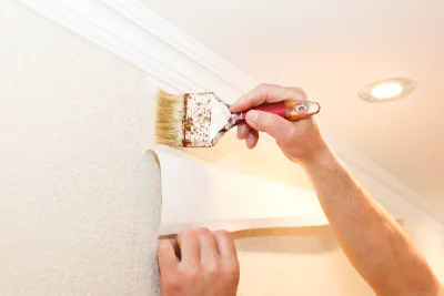 Pose de papier peint à Parenty — revêtements muraux et toiles de verre